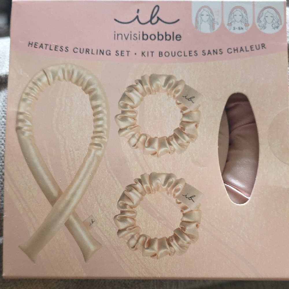 Invisibobble Heatless Curling Set   New In Box